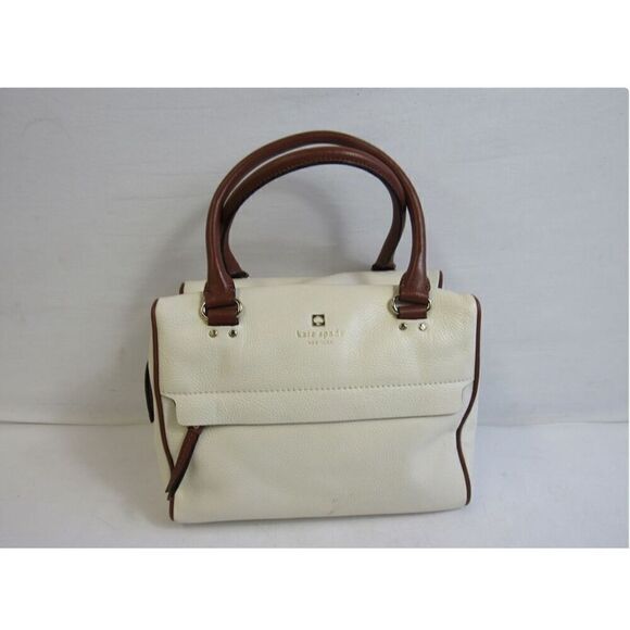 Kate Spade Grant Park Alida Shoulder Tote in bone/dkrst Taupe - Picture 3 of 11